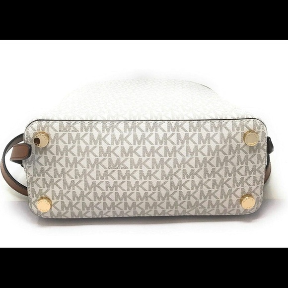 Michael Kors Emmy LG Dome Backpack (Vanilla) - Picture 10 of 14